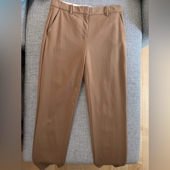 MMLAFLEUR Mejia Pant in Washable Wool Twill in Camel Size 0 - Picture 3 of 7